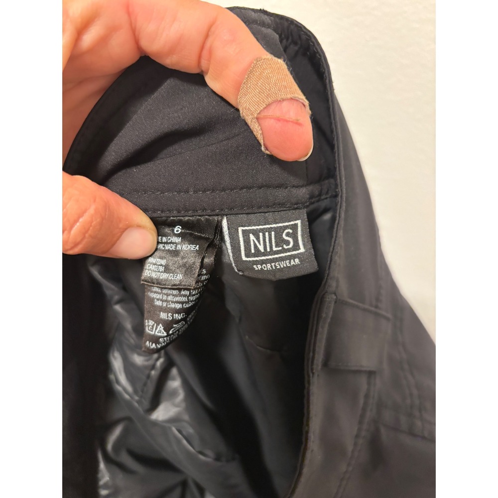 Nils Sportswear Black Insulated Ski Pants Womens Snow Snowboard High Rise Size 6 - Picture 4 of 5